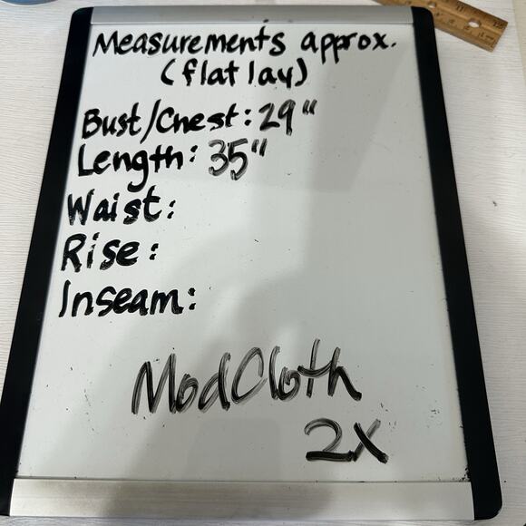 ModCloth Sweater Women 2X Multicolor Geometric Fuzzy Grandpa Boho Long Cardigan - Picture 15 of 15